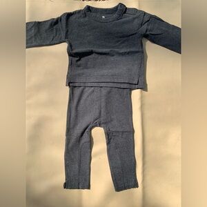 Banana Republic BABY grey riding pants + top